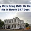 Rainy Days Bring Delhi Its Cleanest Air in Nearly 297 Days